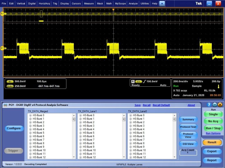 DigRF v4 Protocol Decode Software